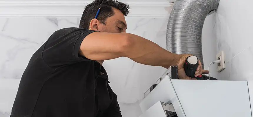 Precision In-wall Dryer Vent Cleaning & Rerouting Corrections in Humble, TX